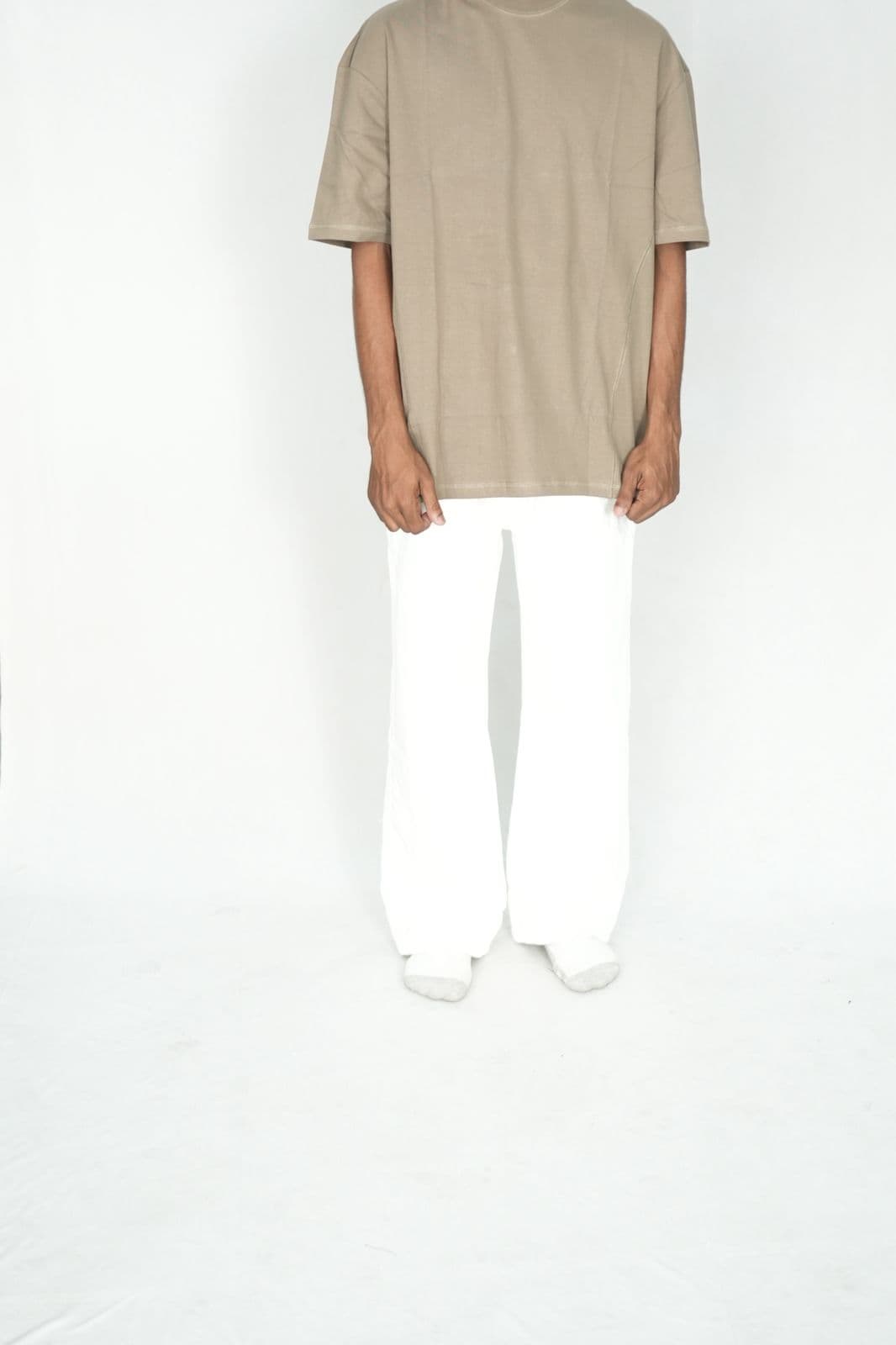 Beige Oversized T-Shirt alternate view