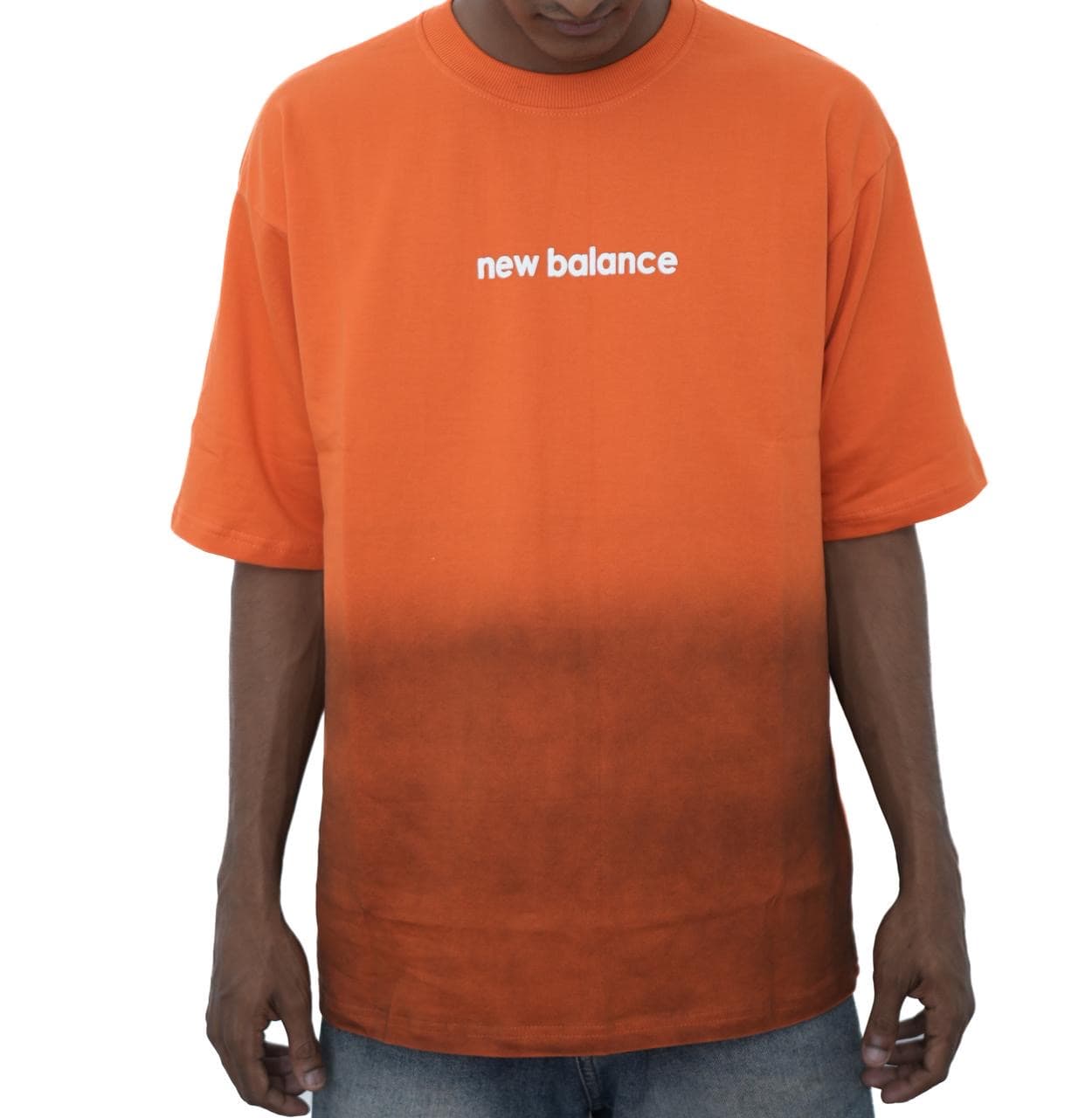 Orange Oversized Printed T-Shirt alternate view