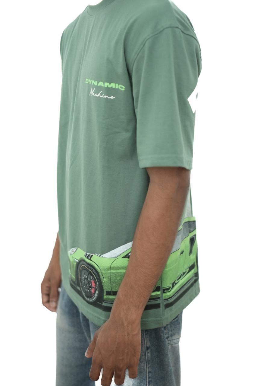 Green Printed T-Shirt alternate view