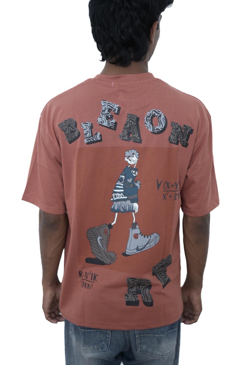 Rust Oversized Graphic T-Shirt alternate view