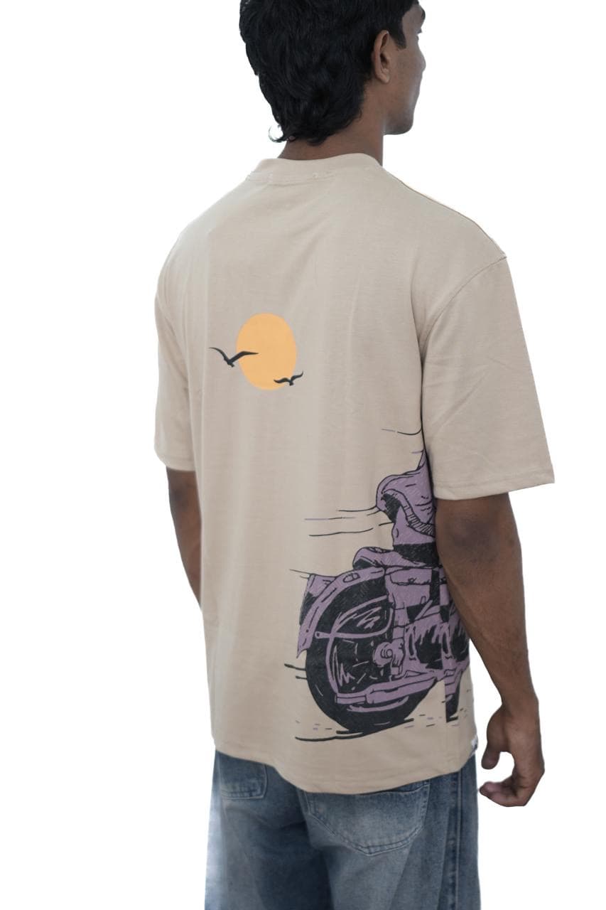 Cream Oversized T-Shirt alternate view